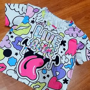 ACDC Rag Kawaii crop tee small from Japan